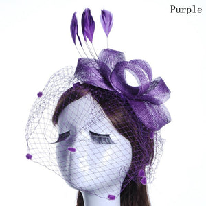 Bow Fascinator Birdcage Veil- in 5 colors-Your Wedding Veil Store