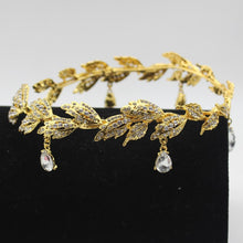 Crystal Leaves Forehead Headband-Your Wedding Veil Store