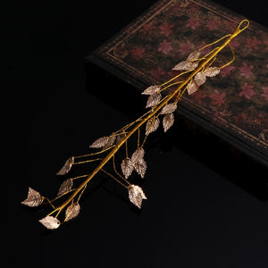Gold Leaf Spray Headpiece-Your Wedding Veil Store