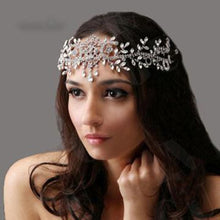 Rhinestone Leaf Headband-Your Wedding Veil Store