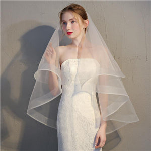 Voile Two Layer Veil-Your Wedding Veil Store