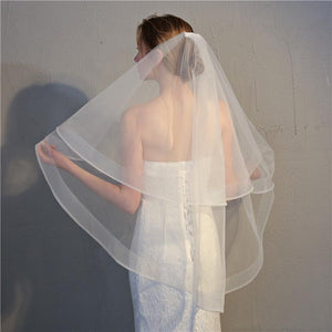 Voile Two Layer Veil-Your Wedding Veil Store