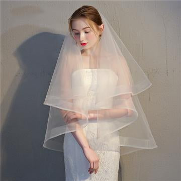 Voile Two Layer Veil-Your Wedding Veil Store
